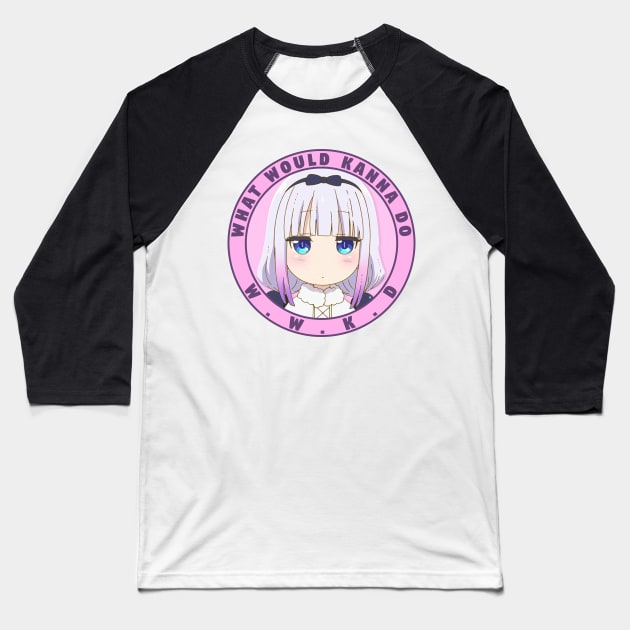 What would Kanna do? Baseball T-Shirt by MGscience